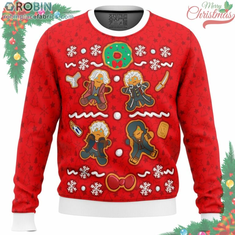Fresh Baked Devil Hunters Devil May Cry Ugly Christmas Sweater