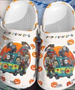 Friends Horror Movies Halloween Crocs Classic Clogs Shoes