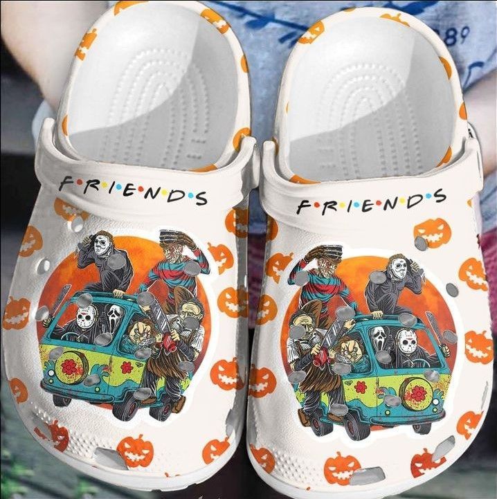 Friends Horror Movies Halloween Crocs Classic Clogs Shoes ...