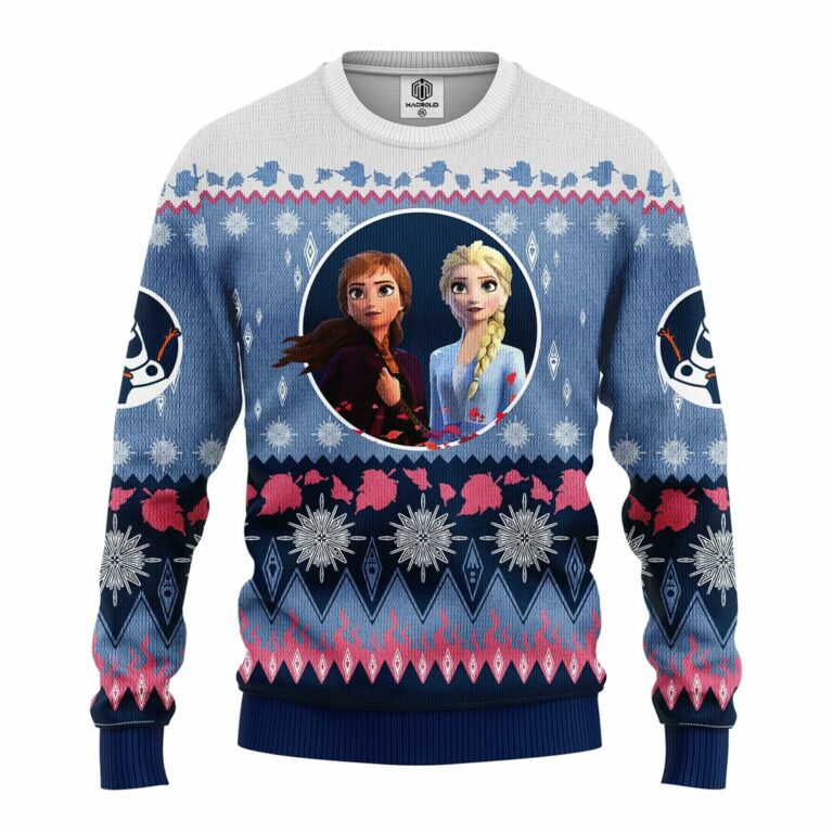Frozen Elsa Anna Christmas Sweater