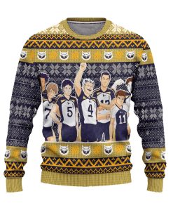 fukurodani academy ugly christmas sweater haikyuu anime xmas gift 1 kjb3kz