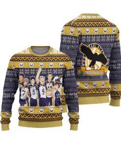fukurodani academy ugly christmas sweater haikyuu anime xmas gift 3 yjqzl3