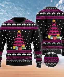 Funny Flamingo Tree Ugly Christmas Sweatshirt, Sweater