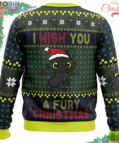 Fury Christmas Toothless Ugly Christmas Sweater