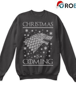 Game Of Thrones Christmas Is Coming House Stark Ugly Sweatshirt