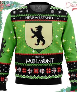 game of thrones house mormont ugly christmas sweater 158 xhaby