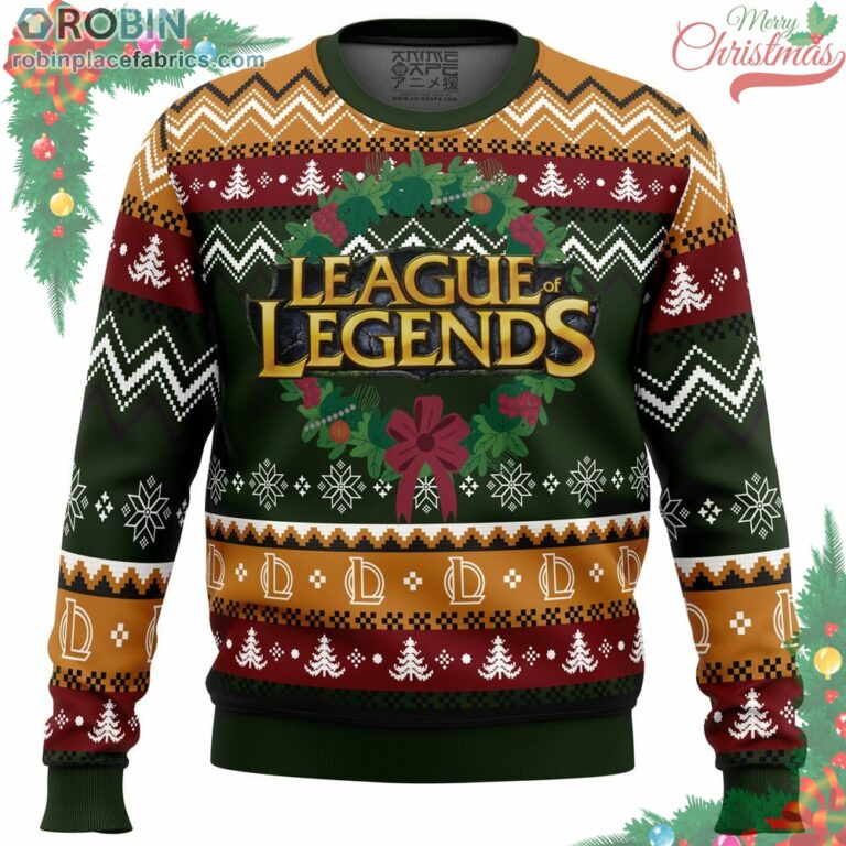 Game On Christmas League Of Legends Ugly Christmas Sweater