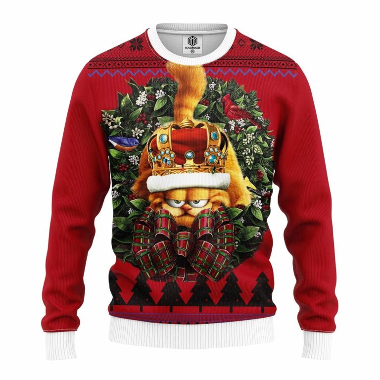 Garfield King Noel Mc Ugly Christmas Sweater