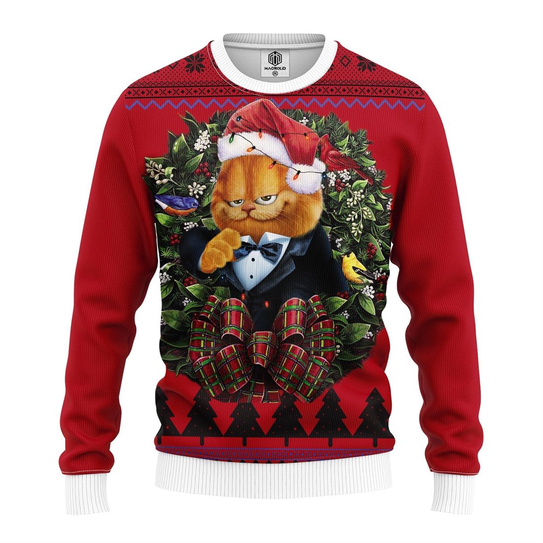 Garfield Odie Film Noel Mc Ugly Christmas Sweater - RobinPlaceFabrics