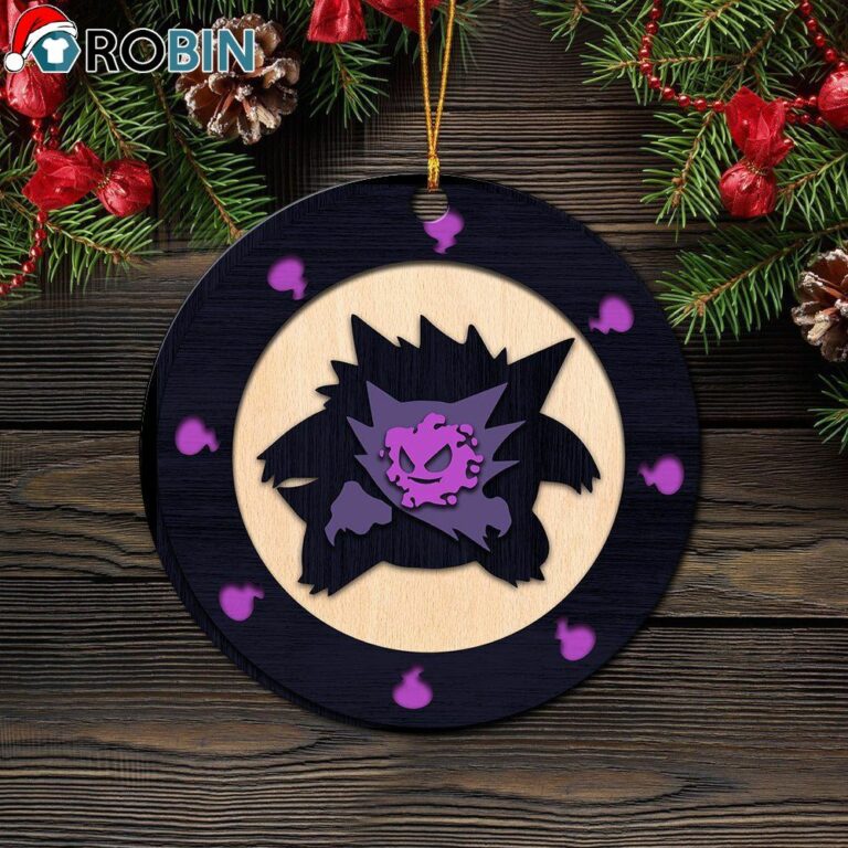 Gengar Evolution Pokemon Ghost Ornament – Christmas Decorations