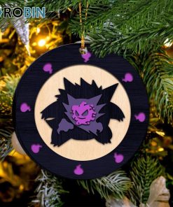 Gengar Evolution Pokemon Ghost Ornament – Christmas Decorations Gengar Evolution Pokemon Ghost Ornament – Christmas Decorations