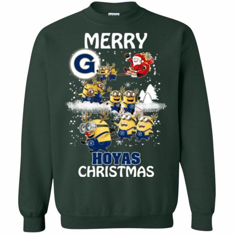 Georgetown Hoyas Minion Ugly Christmas Sweatshirt