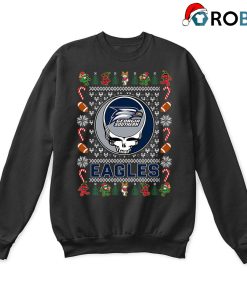 Georgia Southern Eagles X Grateful Dead Christmas Ugly Sweatshirt