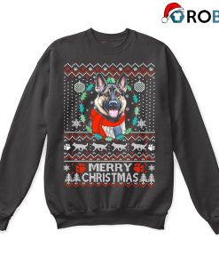 German Shepherd Wish You A Merry Ugly Christmas Sweatshirt