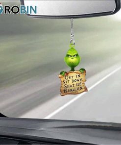 Get In Sit Down Shut Up Hang On Grinch Ornament – Christmas Decorations Get In Sit Down Shut Up Hang On Grinch Ornament – Christmas Decorations