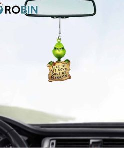 get in sit down shut up hang on grinch ornament christmas decorations 3 gdjlro