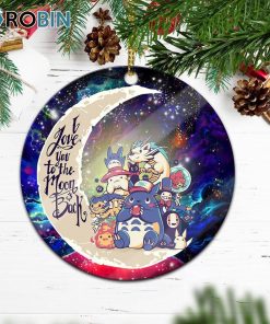 Ghibli Character Love You To The Moon Galaxy Ornament – Christmas Decorations Ghibli Character Love You To The Moon Galaxy Ornament – Christmas Decorations