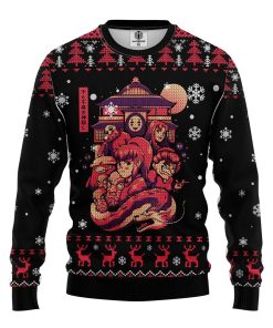 ghibli spirited away anime ugly christmas sweater 1 ybvexo
