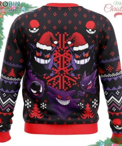 Ghosts Gengar Ghastly Pokemon Ugly Christmas Sweater