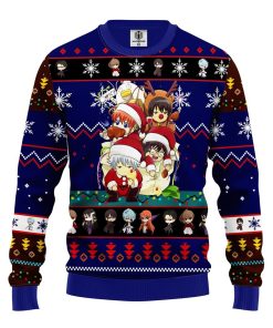 gintama ugly christmas sweatshirt blue 1 UkapA