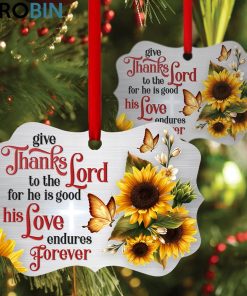 give thanks to the lord special sunflower ornament 1 ikqdrl