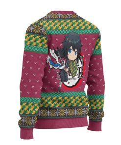 Giyuu Tomioka Demon Slayer Anime Ugly Christmas Sweater Xmas Gift