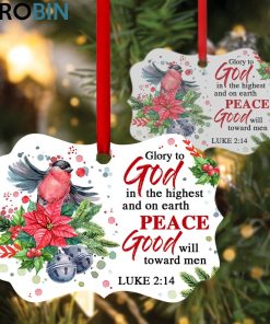 glory to god in the ghest heaven special jesus ornament 1 kogxrk
