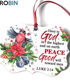 Glory To God In The ghest Heaven – Special Jesus Ornament Glory To God In The ghest Heaven – Special Jesus Ornament
