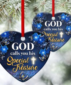 God Calls You s Special Treasure Beautiful Flower Heart Ornament God Calls You s Special Treasure Beautiful Flower Heart Ornament