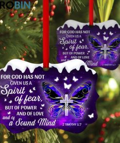 God Has Given Us Power And A Sound Mind – Beautifull Butterfly Ornament God Has Given Us Power And A Sound Mind – Beautifull Butterfly Ornament