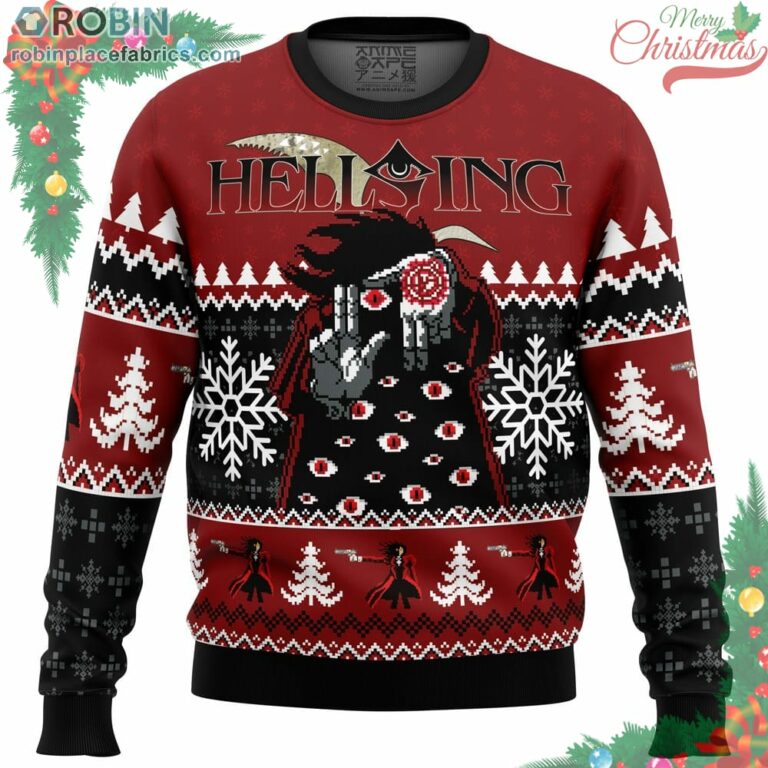 God With Us Hellsing Ugly Christmas Sweater