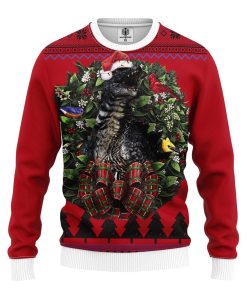 Godzilla King Kong King Noel Mc Ugly Christmas Sweatshirt