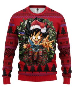 goku kid dragon ball z noel mc ugly christmas sweater 1 wxg2hp