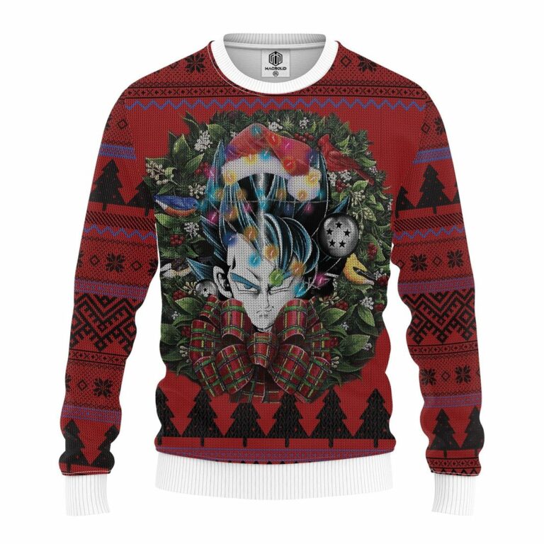Goku Vegeta Christmas Mc Ugly Christmas Sweatshirt