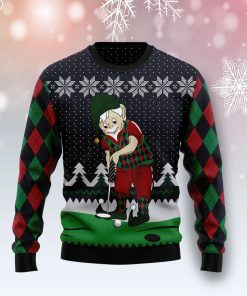 Golf Lover Ugly Sweater Christmas Ugly Sweatshirt, Sweater