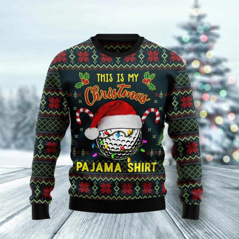 Golf This It My Christmas Ugly Sweatshirt, Sweater