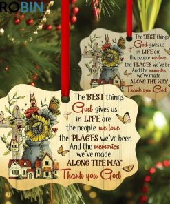 Gorgeous Tree House Ornament – The Best Things God Gives Us Are People We Love