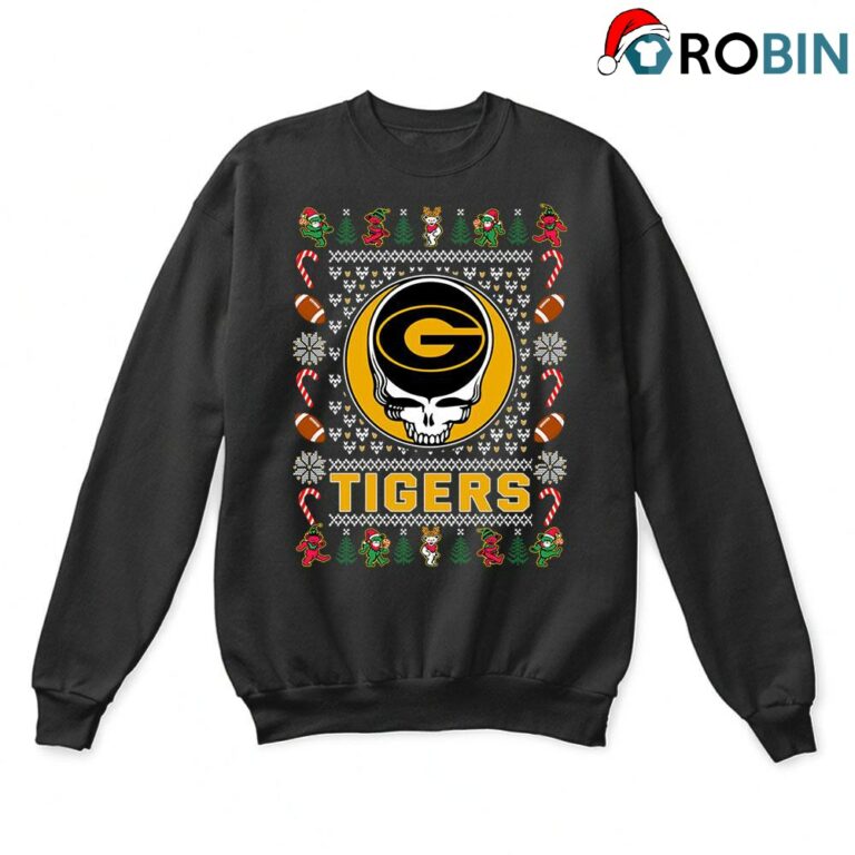 Grambling State Tigers X Grateful Dead Ugly Christmas Sweatshirt