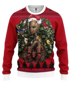 Groot Avengers Infinity War Noel Mc Ugly Christmas Sweatshirt