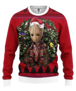 Groot Avengers Noel Mc Ugly Christmas Sweatshirt