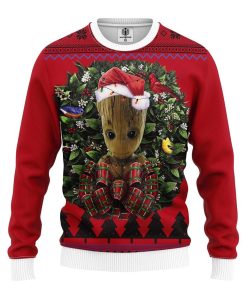 Groot Guardians Of The Galaxy Noel Mc Ugly Christmas Sweatshirt