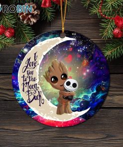 groot hold jack skelington love you to the moon galaxy christmas ornament 1 jfedhz