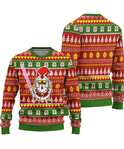 gundam anime ugly christmas sweater custom santa xmas gift 3 Fc2xG