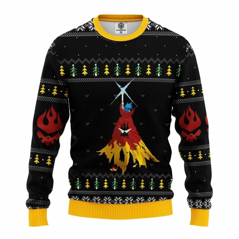 Gurren Lagann Kamina Ugly Christmas Sweatshirt
