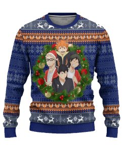 haikyuu ugly christmas sweatshirt anime xmas gift 1 njxawz