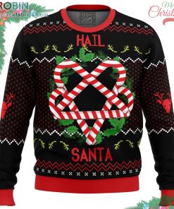 Hail Santa Ugly Christmas Sweater