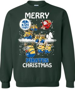 hampton pirates minion ugly christmas sweatshirt 1 ucZM1