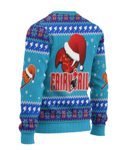 Happy Anime Ugly Christmas Sweatshirt Custom Fairy Tail Xmas Gift