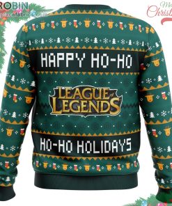 Happy Ho-Ho-Ho Holidays League Of Legends Ugly Christmas Sweater