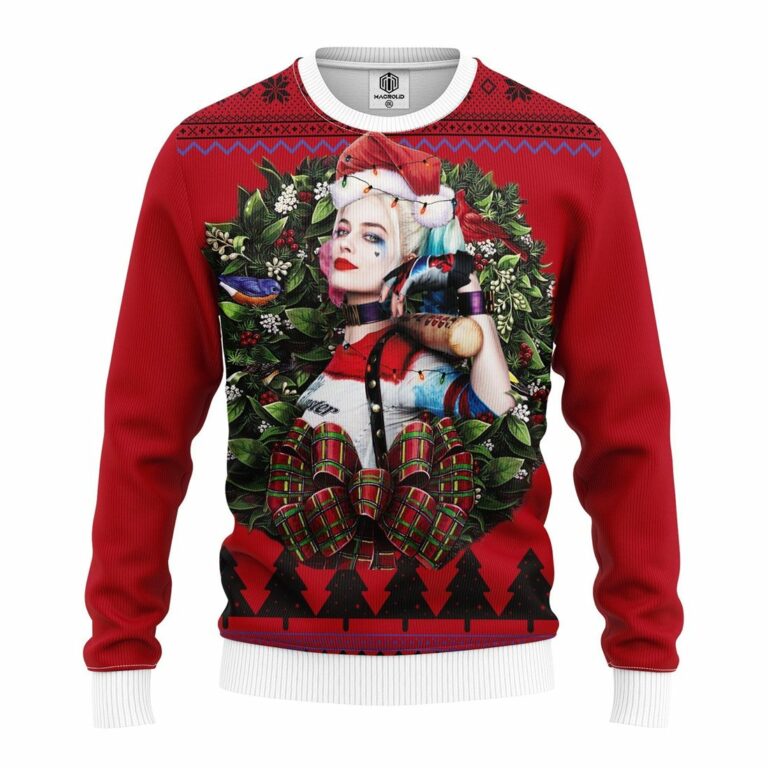 Harley Quinn Suicide Squad Noel Mc Ugly Christmas Sweatshirt